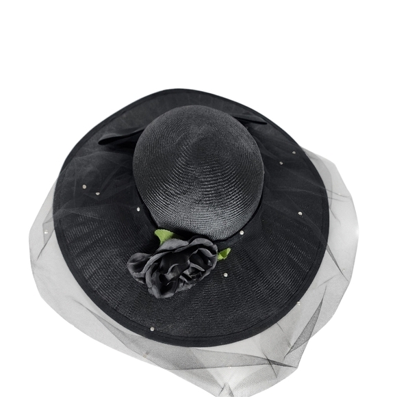 MR. CHARLES STATEMENT HAT WITH MESH VEIL - Picture 4 of 9